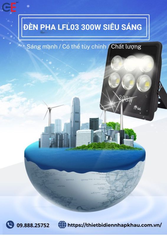 Đèn pha 300w Philips chip led