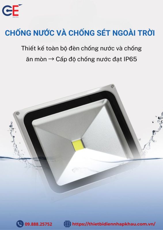 Đèn pha led Philips LFL02 chống nước