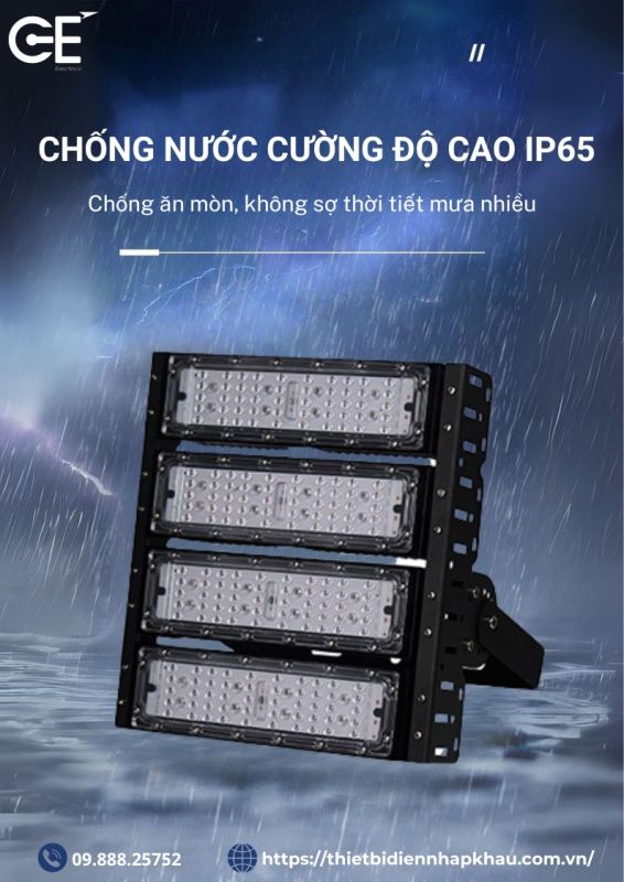 Đèn pha ngoài trời chống nước Philips LFL04 200W siêu sáng