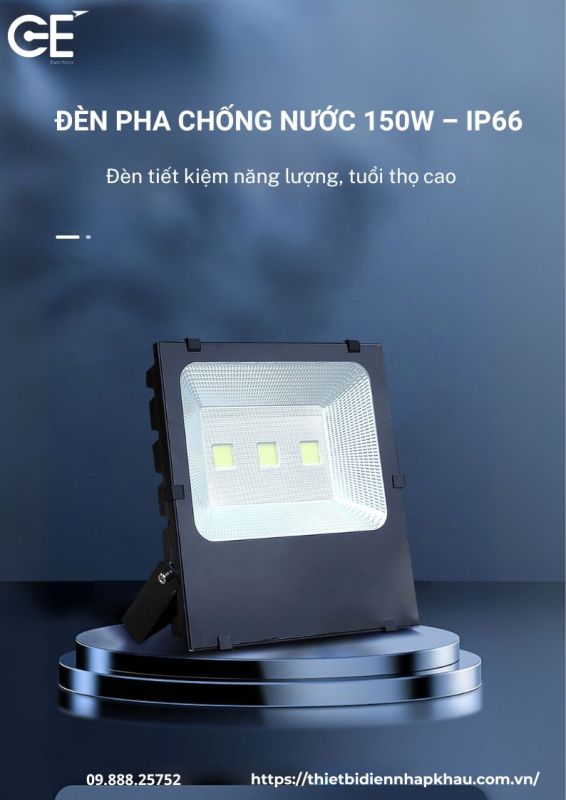 Đèn pha Philips LFL01 150W chống nước