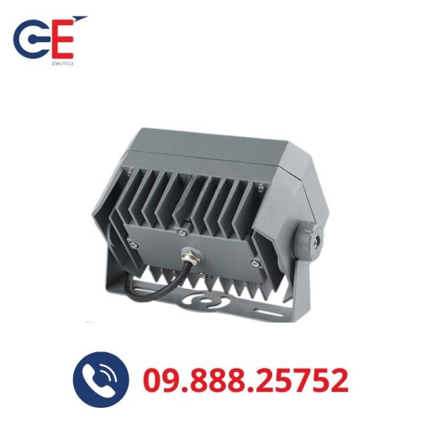 Đèn rọi cột 24w vuông xám GE RC02