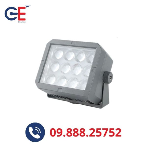 Đèn rọi cột 36w vuông xám RC02
