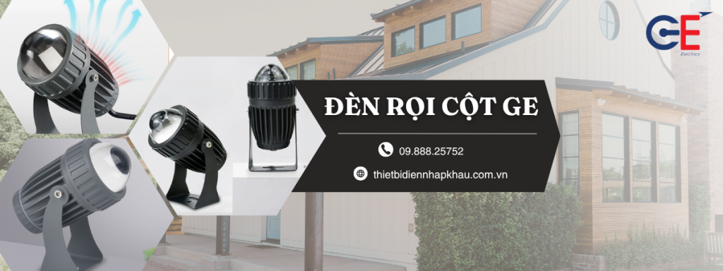 đèn rọi cột ge
