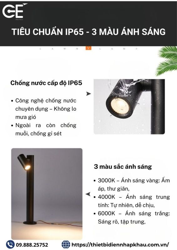 Đèn sân vườn 2 bóng SV13 chất lượng cao