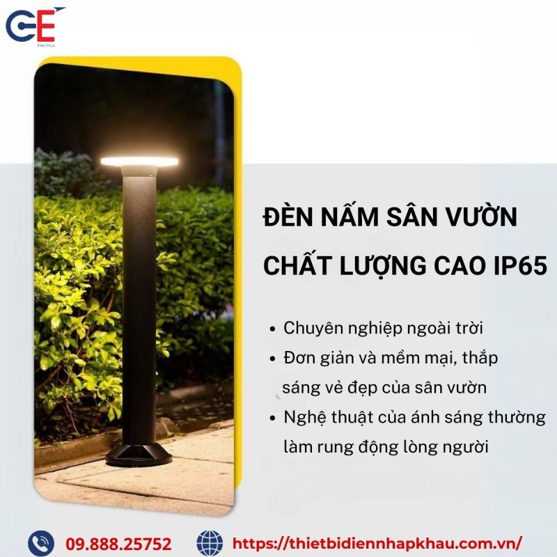 Đèn sân vườn chống nước 300mm SV01