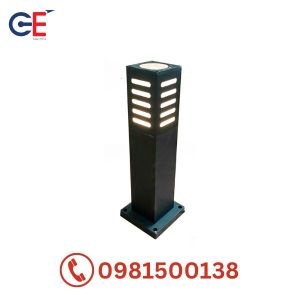 Đèn sân vườn vuông kẻ ngang GE-0024