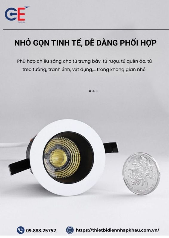 Đèn spotlight Philips hiện đại dễ phối hợp