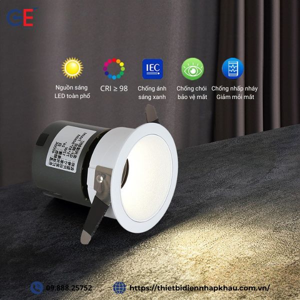 Đèn spotlight Philips SP06 thiết kế hiện đại
