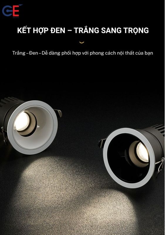 Đèn spotlight Philips SPR06 nhôm tinh xảo