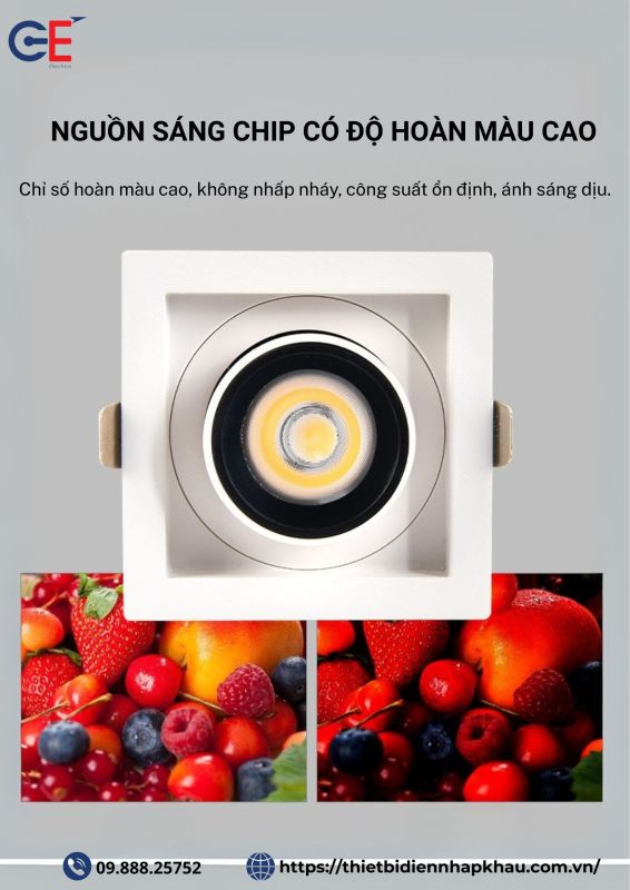 Đèn spotlight Philips SPV11 CRI cao