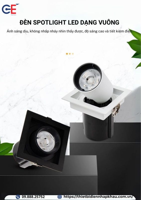Đèn spotlight Philips SPV11 thiết kế hiện đại