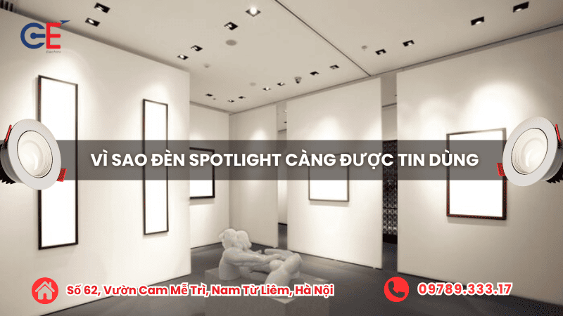 Đèn spotlight siêu sang trọng