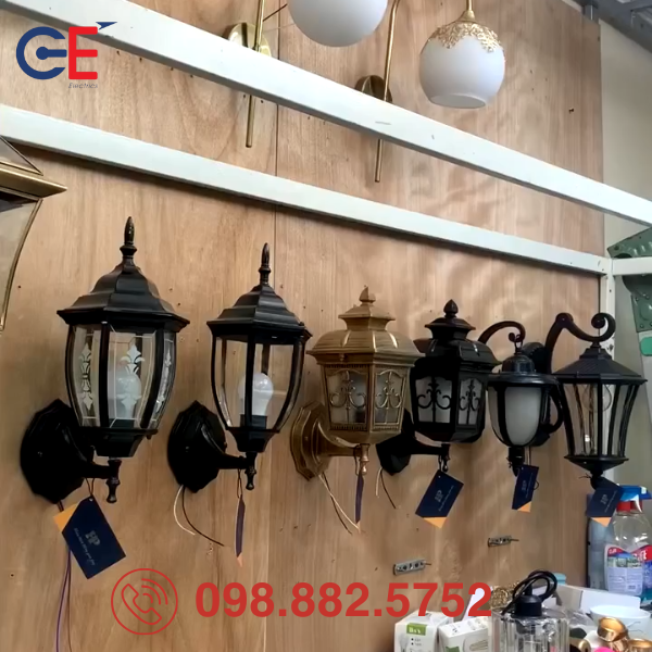 Đèn tường hợp kim nhôm KT chất liệu cao cấp 