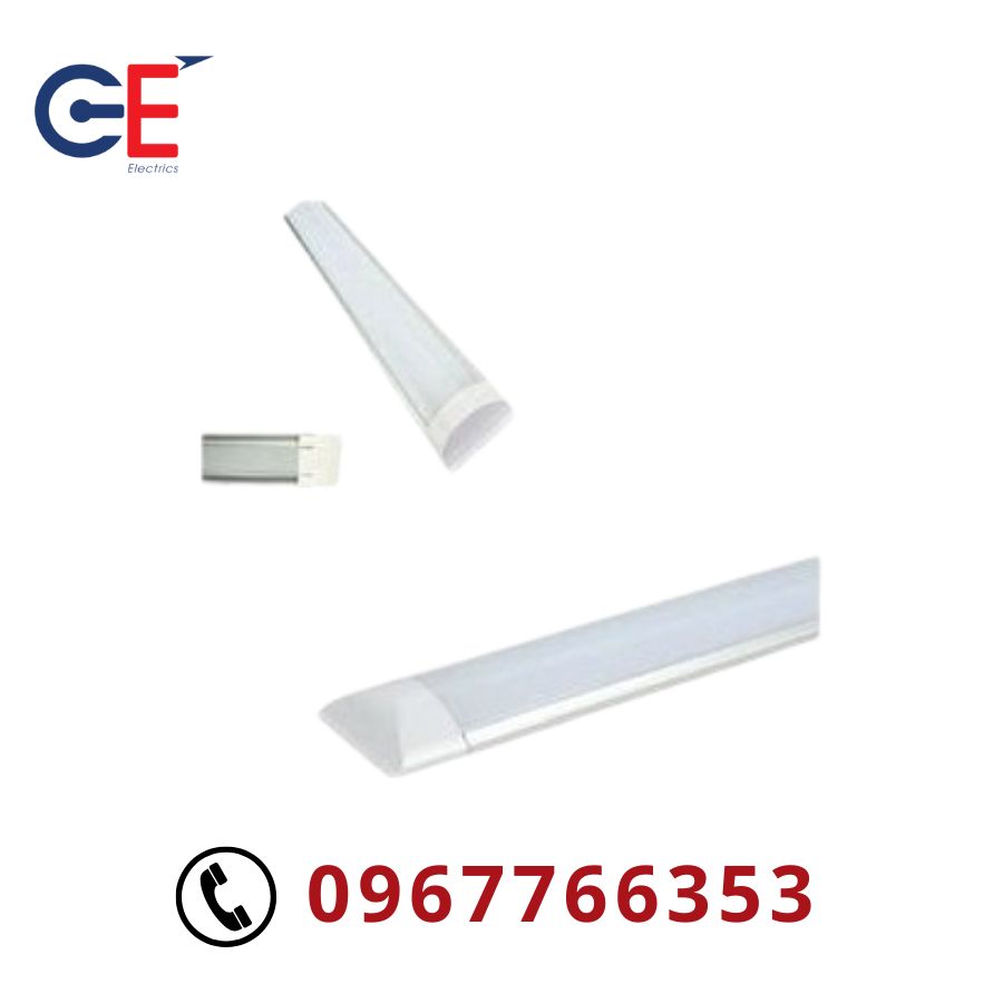 Đèn tuýp led máng đôi thân nhựa 20W Asia