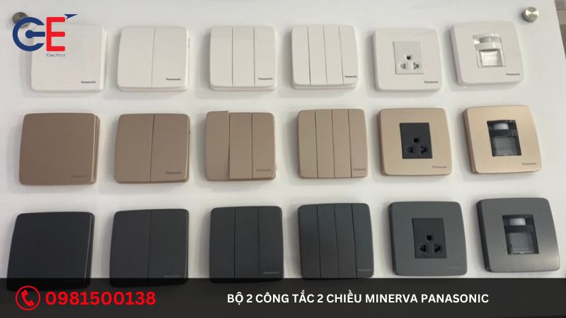 Địa chỉ cung cấp bộ 2 công tắc 2 chiều Minerva Panasonic
