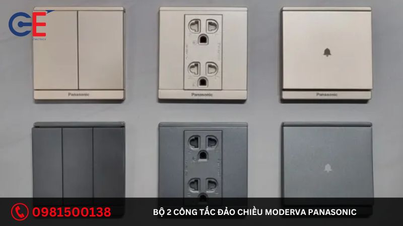 Địa chỉ cung cấp bộ 2 công tắc đảo chiều Moderva Panasonic