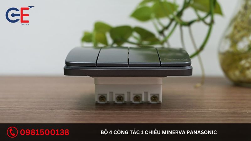 Địa chỉ cung cấp bộ 4 công tắc 1 chiều Minerva Panasonic