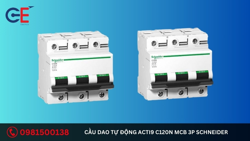 Địa chỉ cung cấp cầu dao tự động Acti9 C120N MCB 3P Schneider