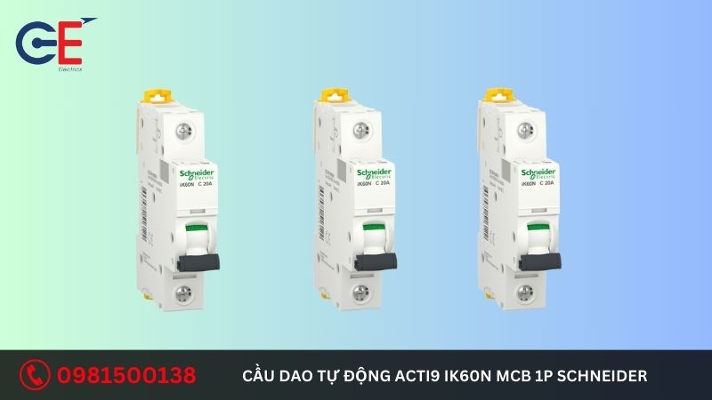 Địa chỉ cung cấp cầu dao tự động Acti9 iK60N MCB 1P Schneider