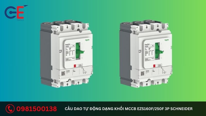 Địa chỉ cung cấp cầu dao tự động dạng khối MCCB EZS160F/250F 3P Schneider