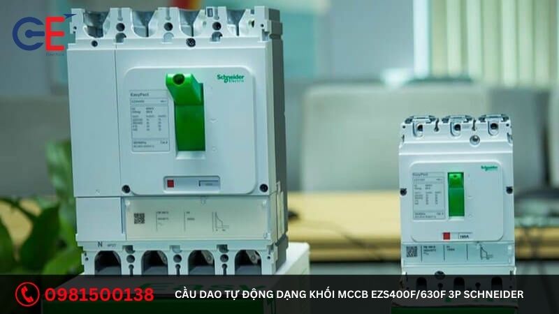 Địa chỉ mua cầu dao tự động dạng khối MCCB EZS400F/630F 3P Schneider