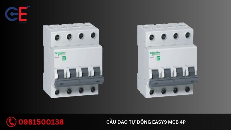 Địa chỉ cung cấp cầu dao tự động Easy9 MCB 4P