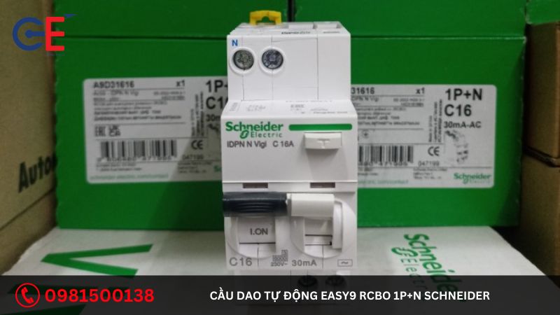 Địa chỉ cung cấp cầu dao tự động Easy9 RCBO 1P+N Schneider