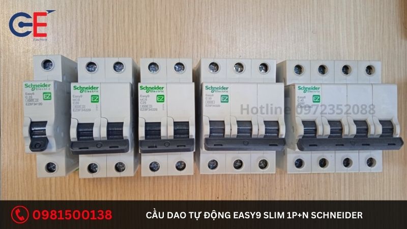 Địa chỉ cung cấp cầu dao tự động Easy9 Slim 1P+N Schneider