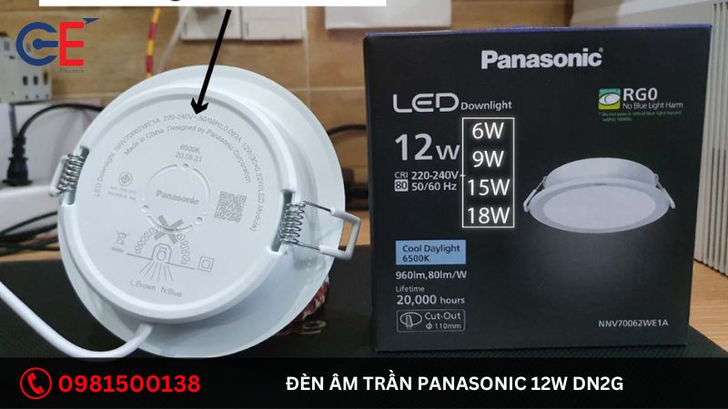 Địa chỉ cung cấp đèn âm trần Panasonic 12W DN2G uy tín?