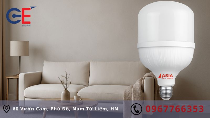 Địa chỉ mua đèn bulb trụ DOB Asia chính hãng