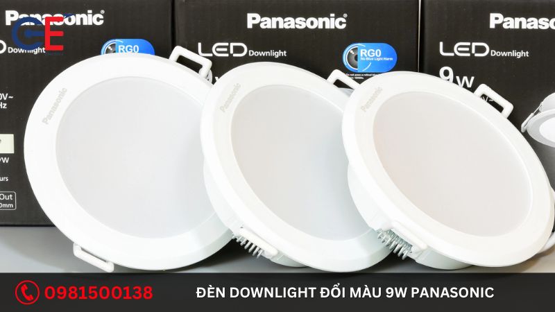 Địa chỉ cung cấp đèn Downlight đổi màu 9W Panasonic?