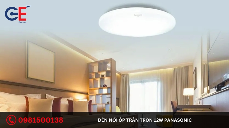 Địa chỉ mua đèn nổi ốp trần tròn 12W Panasonic 