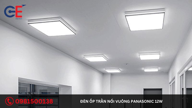 Địa chỉ cung cấp đèn ốp trần nổi vuông Panasonic 12W