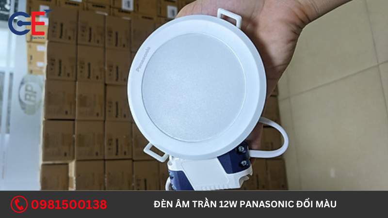 Địa chỉ cung cấp đèn âm trần 12W Panasonic đổi màu