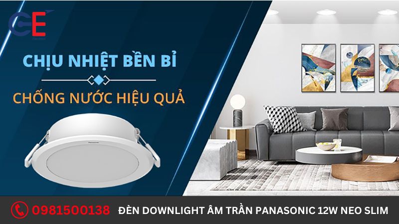 Địa chỉ cung cấp đèn Downlight âm trần Panasonic 12W Neo Slim