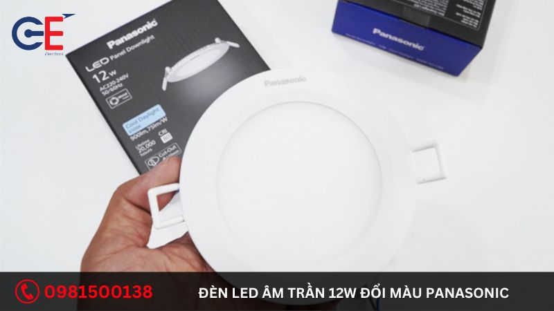 Địa chỉ cung cấp đèn Led âm trần 12W đổi màu Panasonic