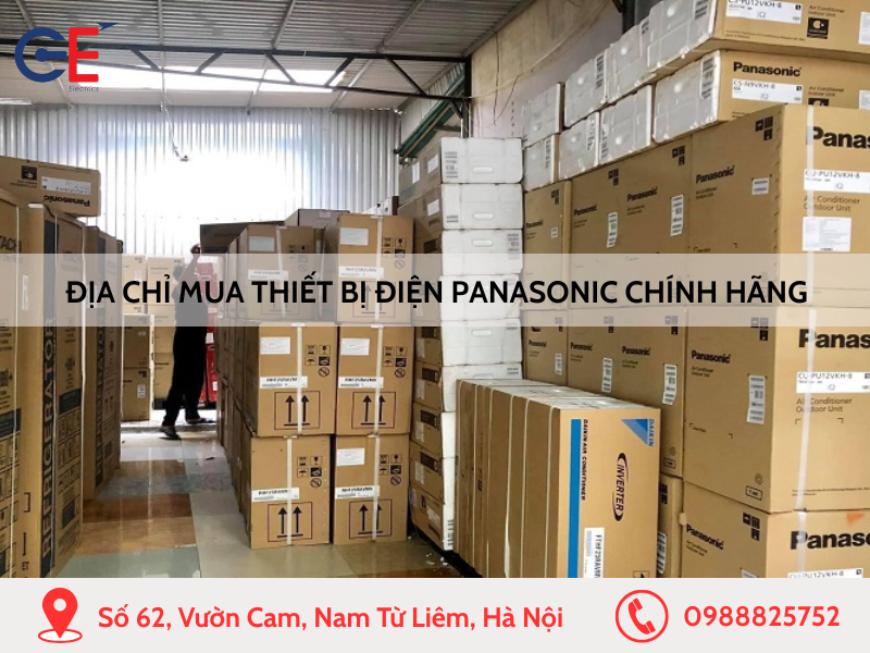 Địa chỉ mua thiết bị điện Panasonic chính hãng