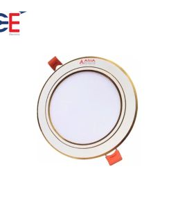 Downlight 12W Asia viền vàng