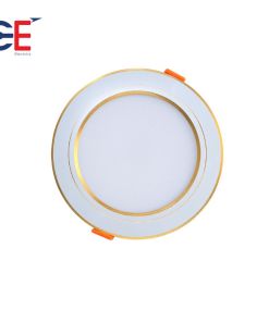 Downlight 12W Asia viền vàng