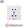 Bộ ổ cắm đôi 3 chấu Edenki EC-005