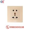 Bộ ổ cắm đôi 3 chấu Edenki EE-005-G