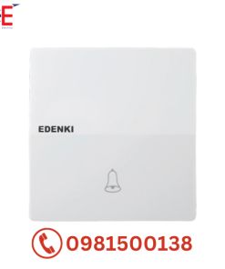 Bộ công tắc chuông cửa trắng Edenki EE-D01