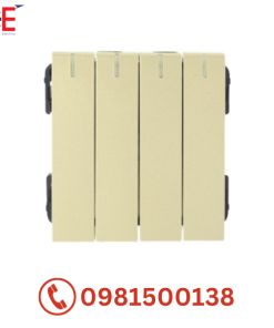 Hạt công tắc bốn 1 chiều Edenki EL-104
