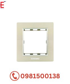 Mặt viền Edenki 1 module nhôm màu champagne