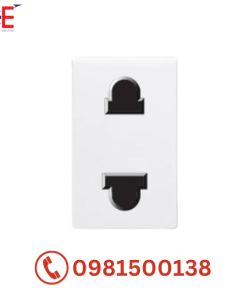 Hạt ổ cắm đơn 2 chấu Edenki EW-002