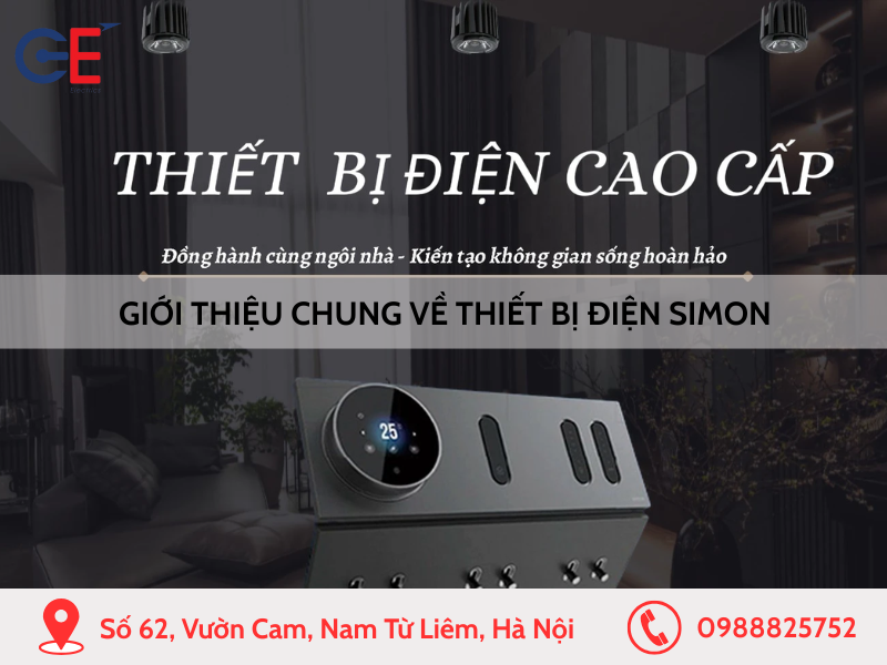 Giới thiệu chung về thiết bị điện Simon