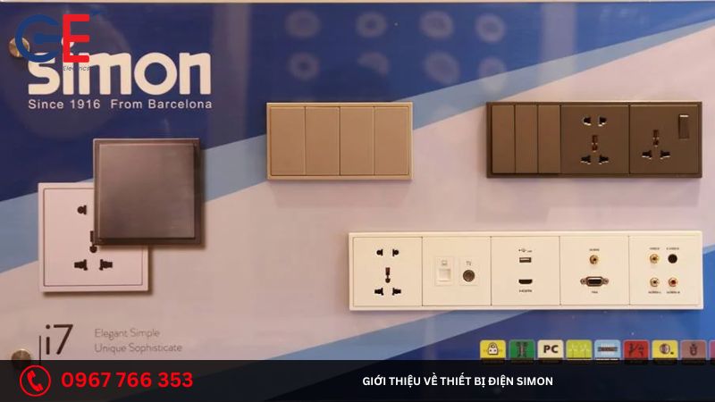 Giới thiệu về thiết bị điện Simon