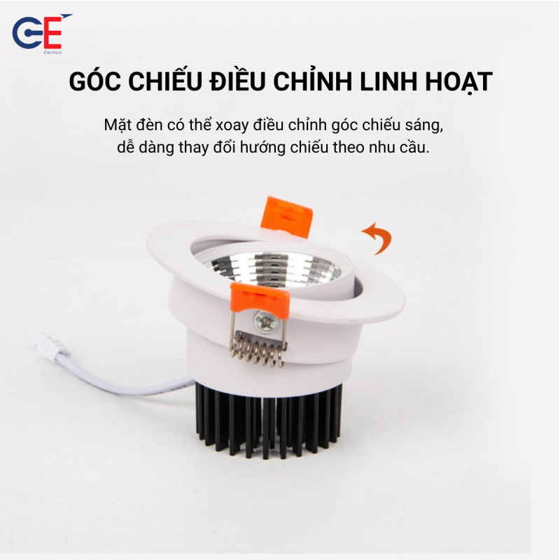 Góc điều chỉnh linh hoạt