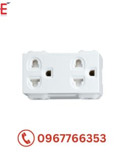 Hạt ổ cắm đôi ba chấu Panasonic