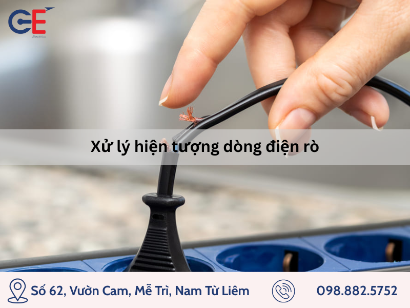 Xử lý hiện tượng rò rit điện dẫn đến chập cháy 